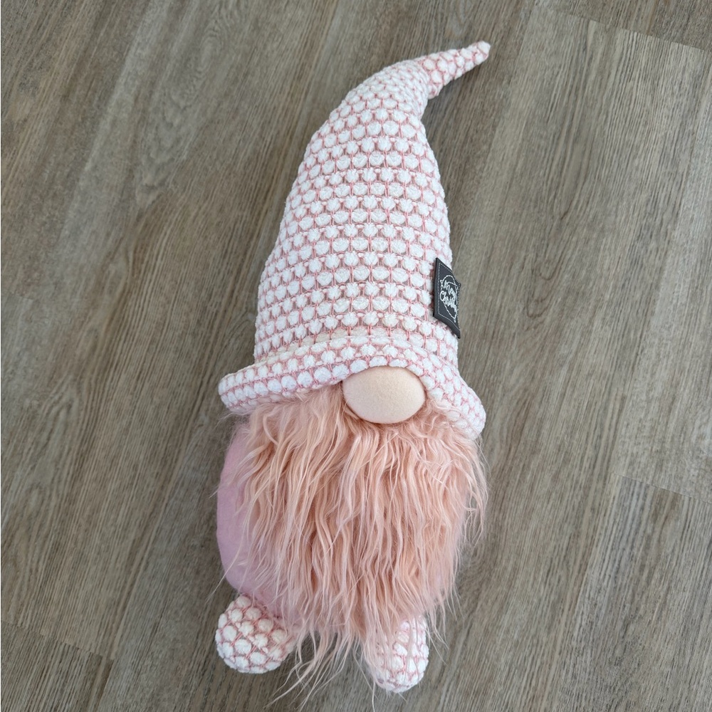 Pink Gnome Plush Decor